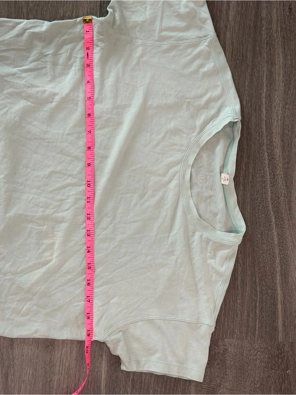 Lululemon All Yours Cropped T-Shirt Mint Green Size 4